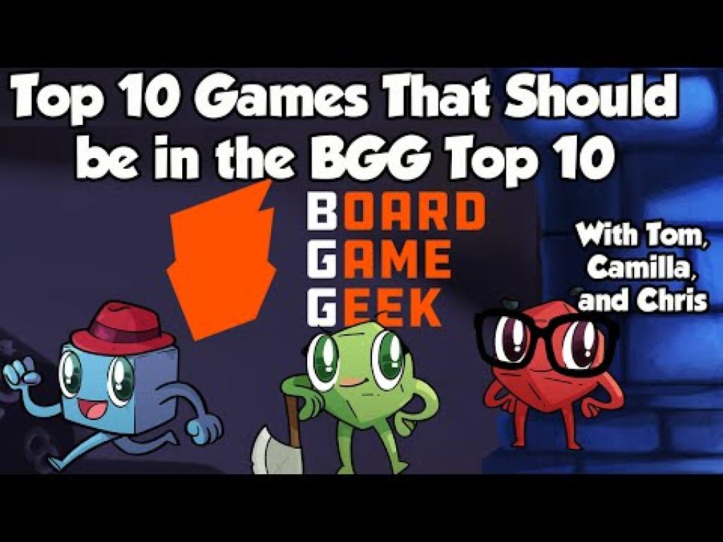 Top 10 Games that should be in the BGG top 10! The Dice Tower