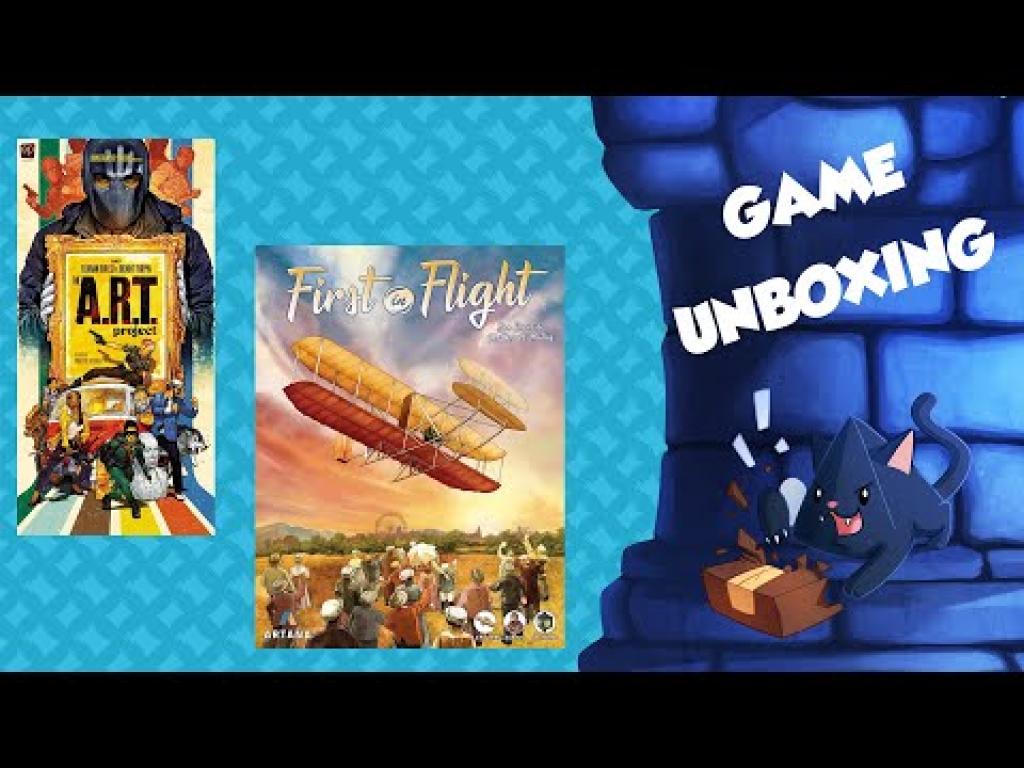 Daily Unboxing The A.R.T. Project and First in Flight The Dice Tower