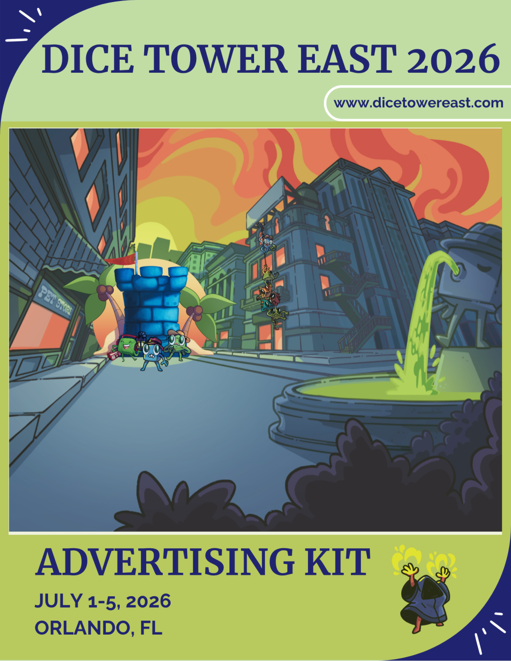Dice Tower East 2026 Advertising Kit