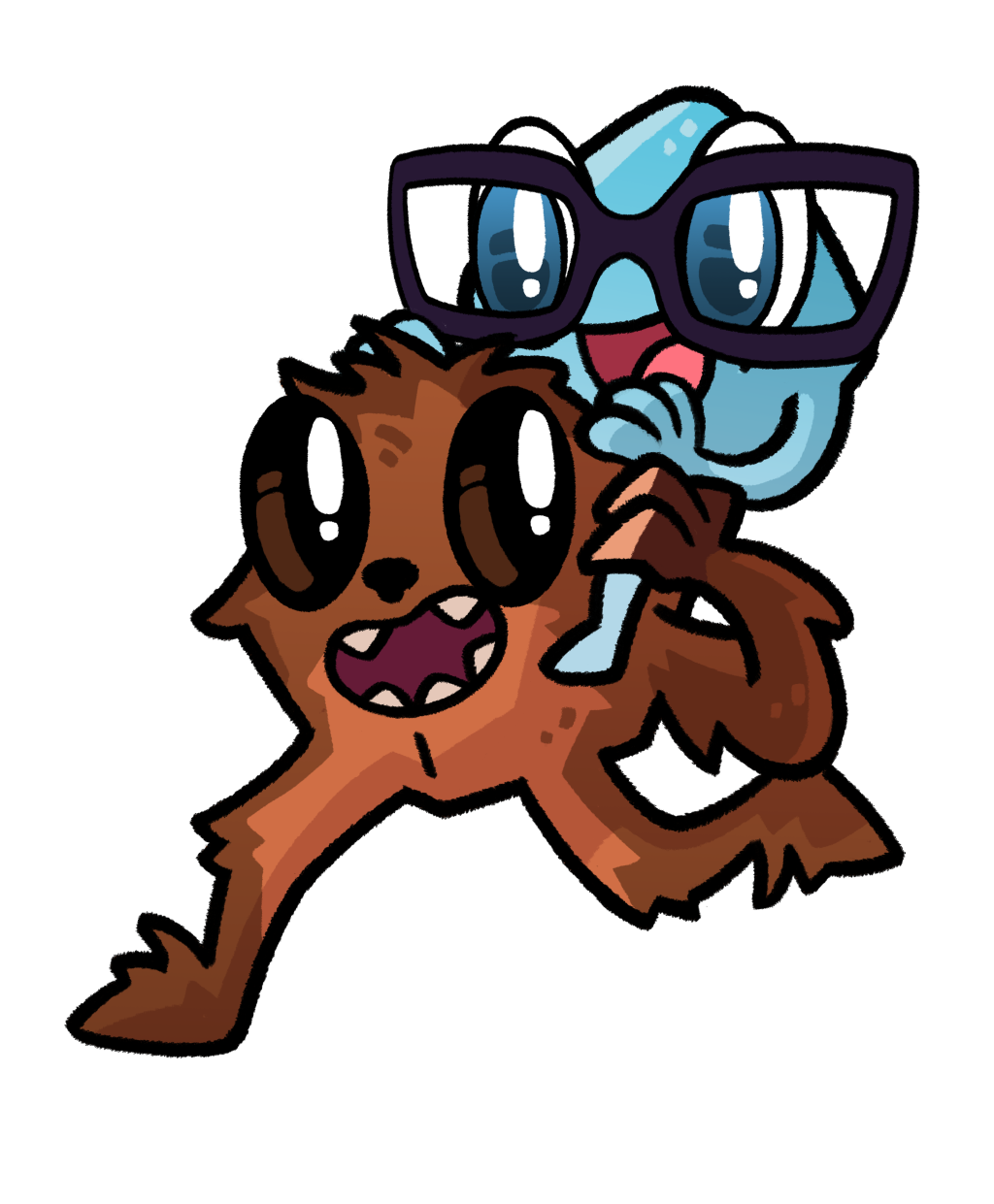 ruby riding sasqatch