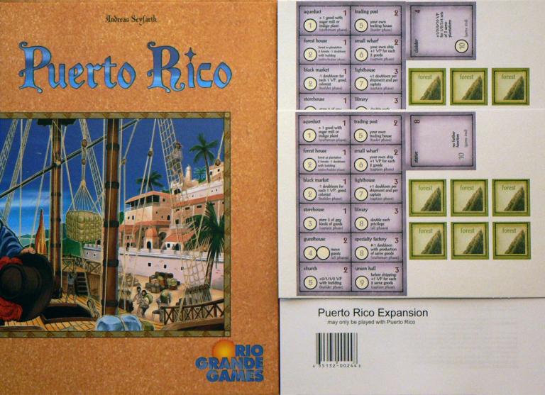 Puerto Rico, Board Game